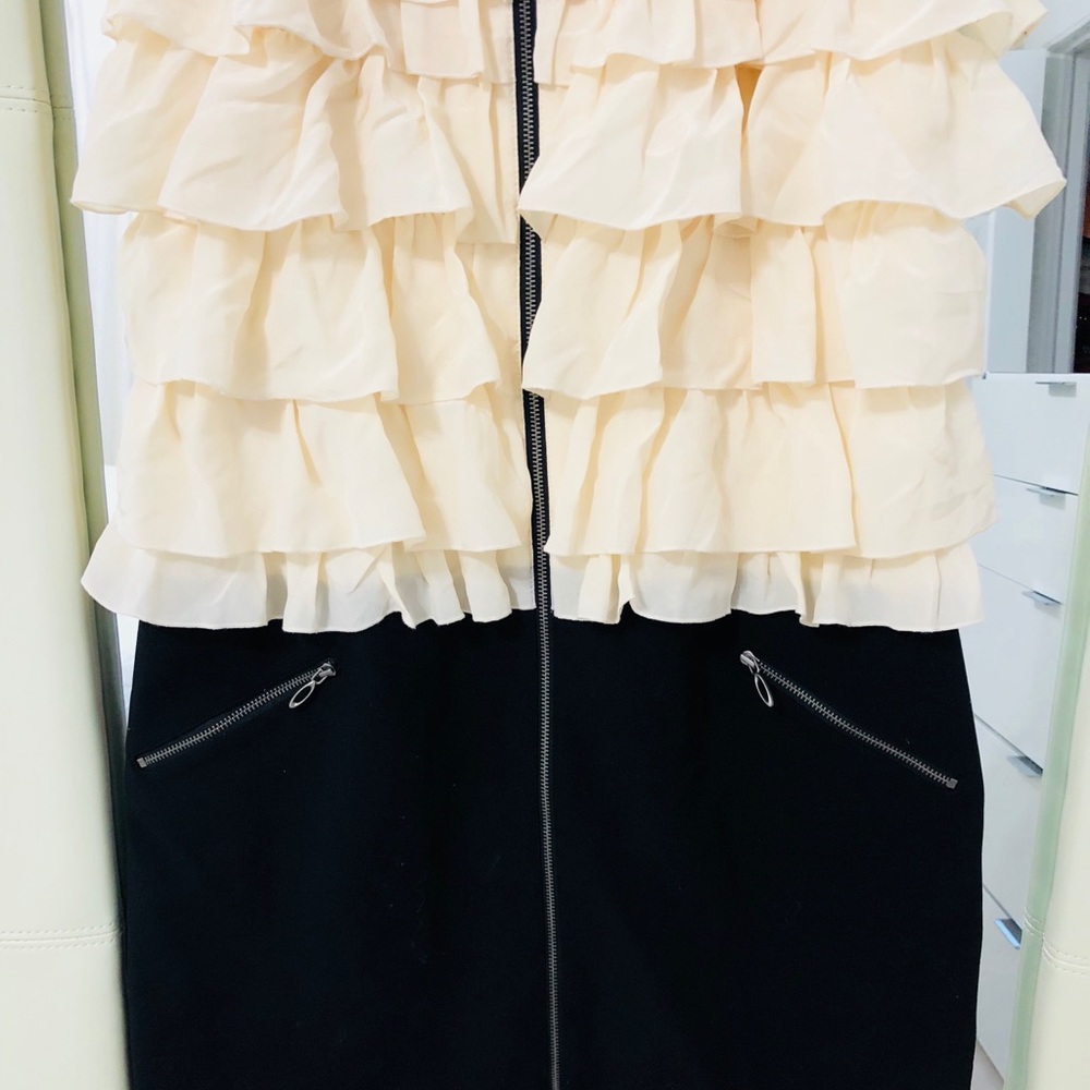RUFFLE DRESS with zipper - Picture 4 of 6